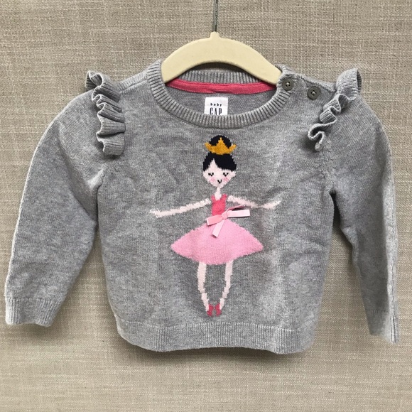 GAP Other - Baby Gap Ruffled Ballerina Sweater